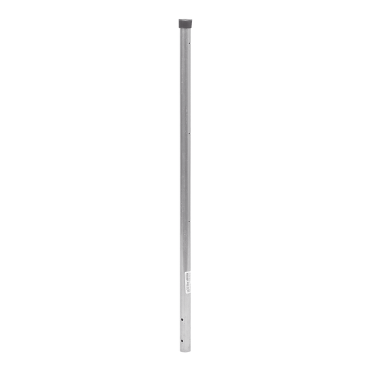 SYS-POST-ESQ-3 Poste de ESQUINA para Cerca Electrificada. Tubo Galvanizado cal. 18 de 1 Diam. y 0.8m Alto con Tapón, ideal para 3 Aisladores