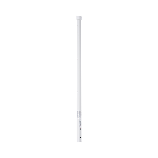SYS-POST-ESQ-3W Poste de Esquina de 0.8m para Cerca Electrificada. Tubo Galvanizado cal. 18 de 1Diam. con Tapón, ideal para 3 Aisladores.