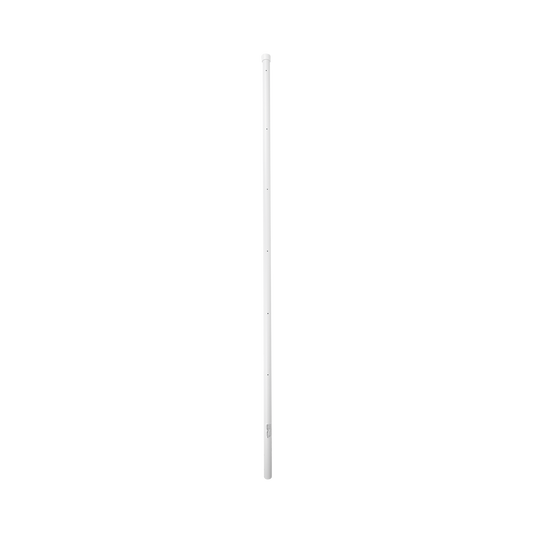SYS-POST-ESQ-6W Poste de Esquina para Cerca Electrificada. Tubo Galva. de 1.4 m, cal. 18 de 1 Diam. + Pintura Blanca. Ideal para 6 Aisladores