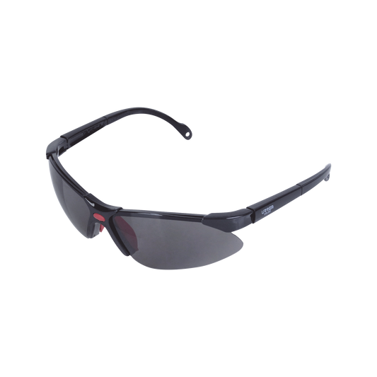 SYS-USL006 Lentes de seguridad modelo Orión negro, armazón de plástico.