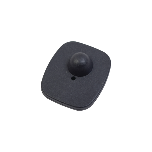 T005B Paquete de 100 Tags RF Para Ropa, Color Negro
