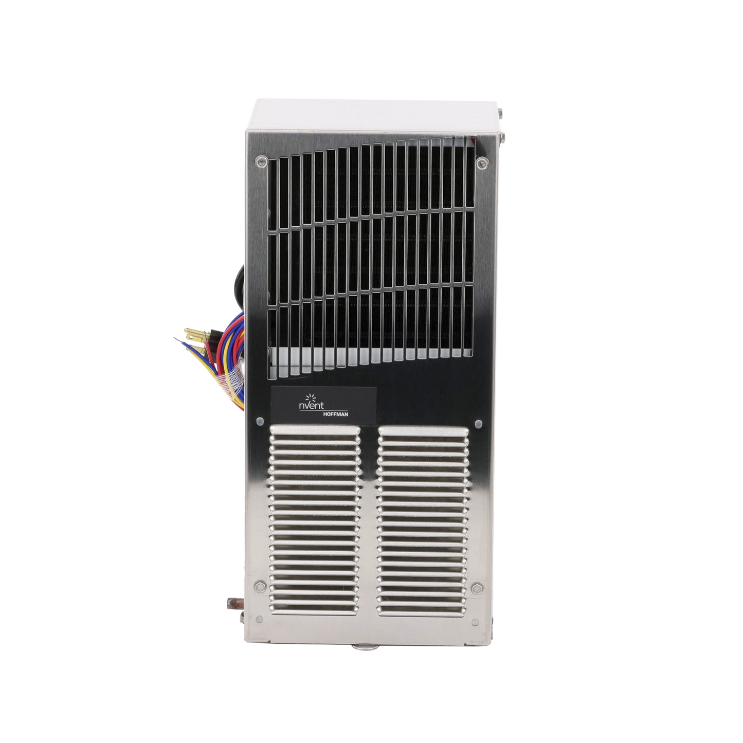 T150116G152 - Aire Acondicionado Compacto Para Exterior, Uso en Gabinetes de Telecomunicaciones de Grado Industrial, Frío T15, 800 BTU, 115 Vca, de Acero Inoxidable 304, Color Gris