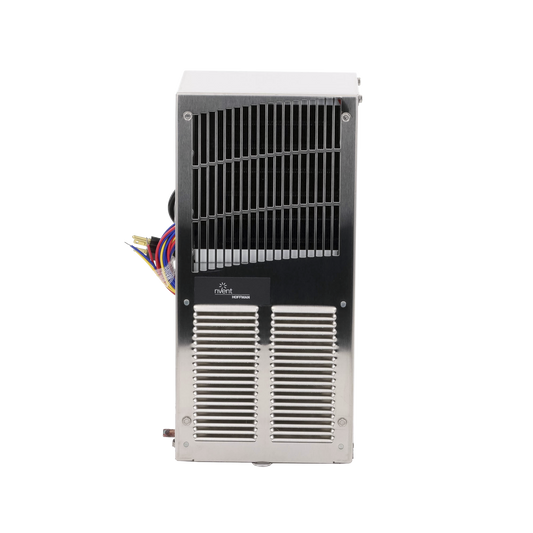 T150116G152 - Aire Acondicionado Compacto Para Exterior, Uso en Gabinetes de Telecomunicaciones de Grado Industrial, Frío T15, 800 BTU, 115 Vca, de Acero Inoxidable 304, Color Gris