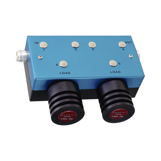 Aislador Doble para 118-174 MHz, 70 dB de Aislamiento, Ajustable en ± 4 MHz, hasta 100 Watt.