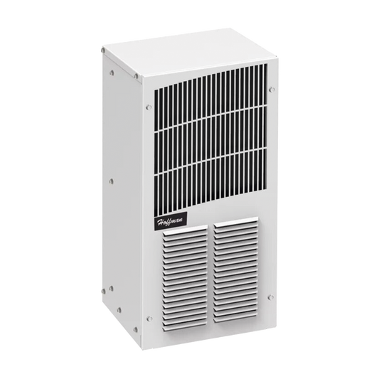 T200216G150 - Aire Acondicionado Compacto Para Exterior, Uso en Gabinetes de Telecomunicaciones de Grado Industrial, Frío/Calor T20, 2000 BTU, 115 Vca, de Acero, Color Gris
