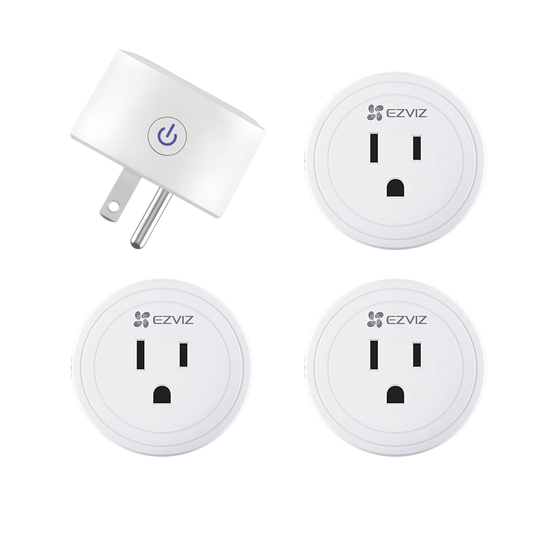 T30/K4 Kit de Enchufe Inteligente / Incluye 4 piezas / Wi-Fi / Control a través de la Aplicación / Conecte los Dispositivos del Hogar / Permite Personalizar Horarios / Compatible Con Asistente de Voz de Google y Alexa