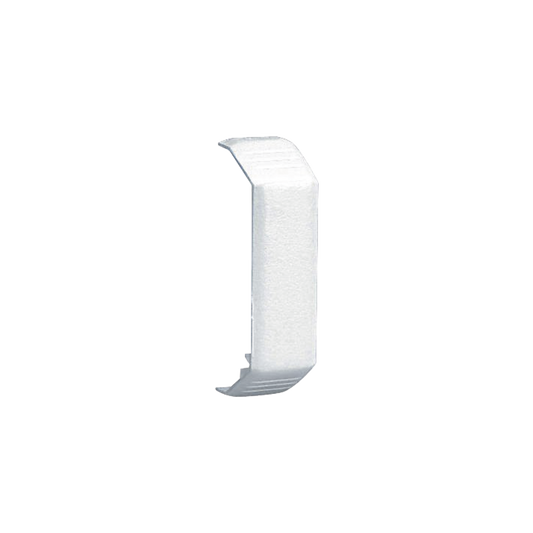 T45CCIW-X - Unión recta de tapa, para uso con canaleta T45, Material PVC Rígido, Color Blanco Mate