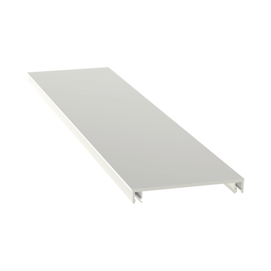 T70CWH6 - Cubierta para canaleta T-70, de PVC rígido, 70.1 x 9.1 x 1828.8 mm, Color Blanco