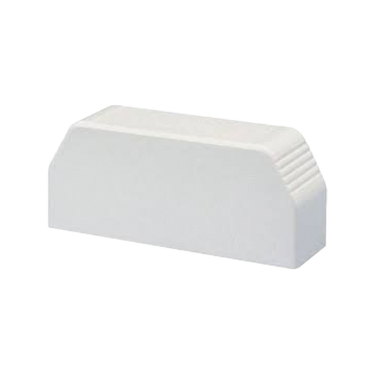 T70ECIW - Tapa final, para uso con canaleta T70, Material PVC Rígido, Color Blanco Mate