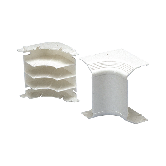 T70ICIW - Esquinero interior, para uso con canaleta T70, Material PVC Rígido, Color Blanco Mate