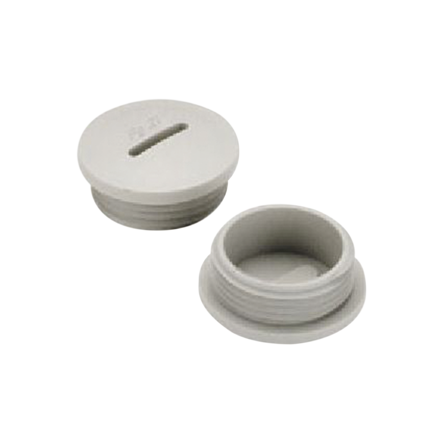 TA-0371 - Tapón roscado de 1/2" para caja cuadrada a prueba de intemperie.