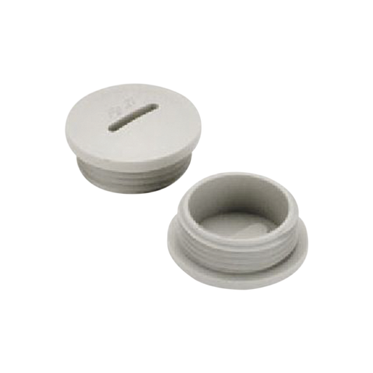 TA-2632 - Tapón roscado de 1" para caja cuadrada a prueba de intemperie.