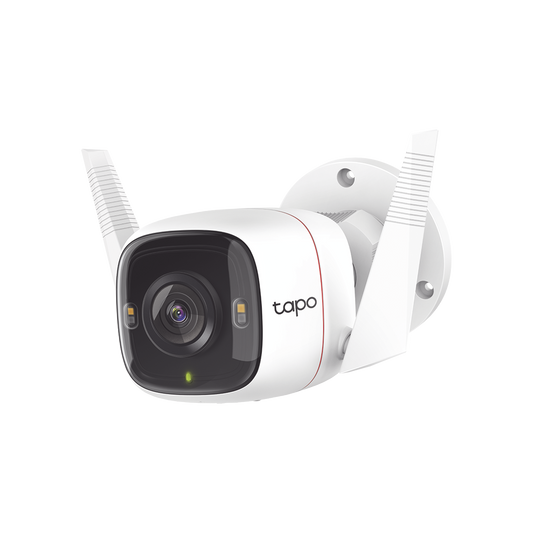 TAPO-C320WS - Cámara IP 4 Megapixel (2K) / Lente 3.18 mm / Wi-Fi / 30 mts IR / Exterior IP66 / Audio Bidireccional / Micro SD  hasta 256 GB / Compatible con Google y Alexa