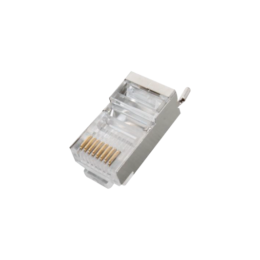 TC-5S - Conector RJ45 para Cable FTP/STP Categor�a 5E - Blindado con Pin a Tierra