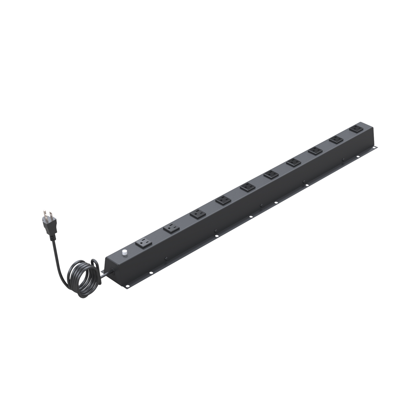 TCM-SR19KIT PDU Vertical de 10 Contactos (NEMA 5-15R). Volt. Ent./Sal.: 120Vca/15A compatible con Racks EIRL y EIQR.