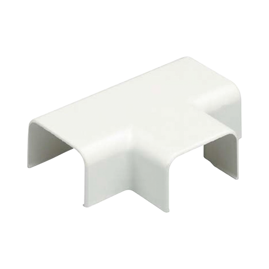 TF3IW-E - Conexión en "T", para uso con canaleta LD3, material ABS, Color Blanco Mate
