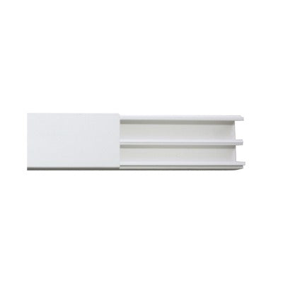 TMK-1735 - Canaleta en color blanco de PVC auto extinguible, 35 x 17, tramo de 2.5m (5301-01250)