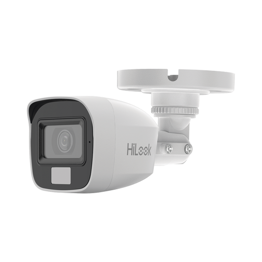 THC-B127-LMS - [Dual Light + ColorVu] Bala TURBOHD 2 megapixel / 20 mts IR + 20 mts luz blanca / Lente 2.8 (100° de Visión)  /  Exterior IP66 / Audio por Coaxitron / TVI-AHD-CVI-CVBS / Metal / Smart-Hybrid light