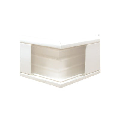 TEK-100-EE - Esquinero exterior color blanco de PVC auto extinguible, para canaleta TEK100 (5576-10100)