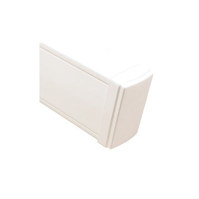 TEK-100-F - Tapa final en color blanco de PVC auto extinguible,  para canaleta TEK100 (5591-02001)