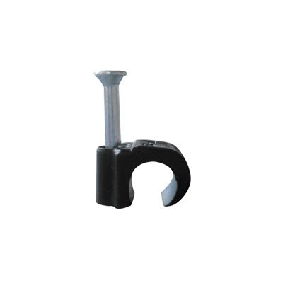 TC-710-RC - Grapa reforzada para cable redondo de 7mm color negro (100pzs) (3103-00300)