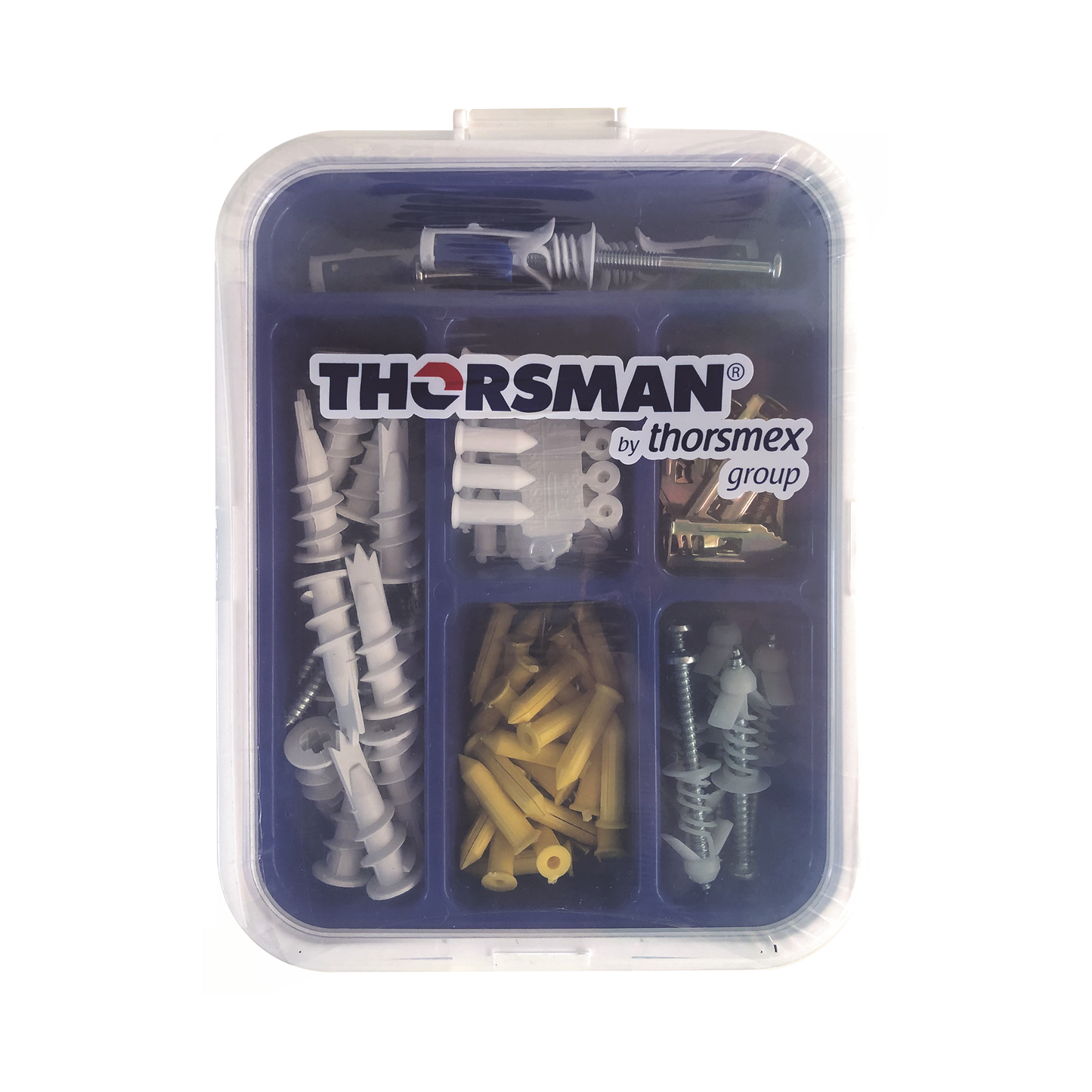 TH-KIT-FY - Kit para Sistemas de Fijación en Yeso, Muros Falsos, Tabique hueco, Uso en interiores  (91 piezas)