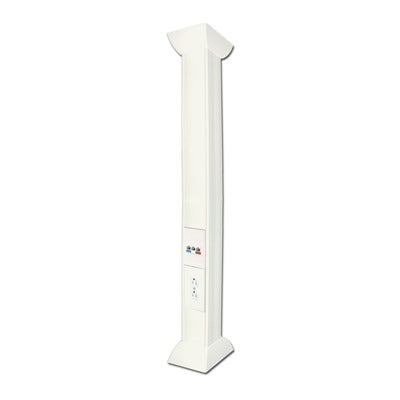 TH-P-3M - Pole Blanco de 3 Metros (9.84 Pies) para Instalaciones El�ctricas, Voz y Datos, No Incluye Accesorios, Se Venden por Separado los Modelos TEK100DUPLEX (Accesorios de Fijaci�n y Contacto Duplex) y TEK100UNI (Soporte y Tapa Universal) (13000-01...