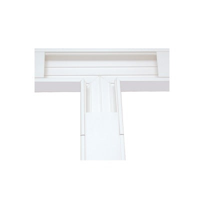 TEK-100-T - Sección en "T" color Blanco de PVC auto extinguible, para canaleta TEK-100 (5576-13100)