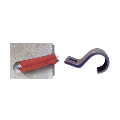 TK-1420 - Kit de 8 grapas, 8 taquetes y 8 tornillos para sujetar conductores redondos o tubo en muro (para tubo de 1/2) (2104-07240)