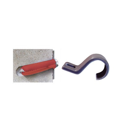 TK-2026 - Kit de 3 grapas, 3 taquetes Y 3 tornillos para sujetar conductores redondos o tubo en muro (para tubería de 3/4)  (2105-07240)