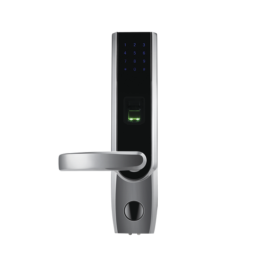 TL400BL Cerradura autónoma izquierda bluetooth de huella digital, tarjeta de proximidad y contraseña / APP ZKSmarKey