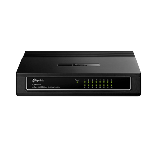 TLSF1016D Switch no administrable de 16 puertos 10/100 Mbps para escritorio
