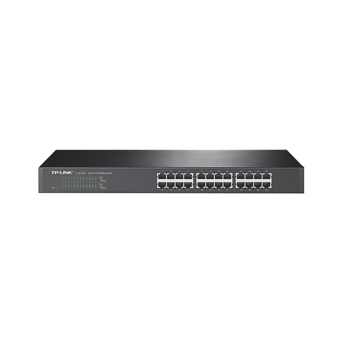 TL-SF1024 Switch no administrable de 24 puertos 10/100 Mbps para montaje en rack