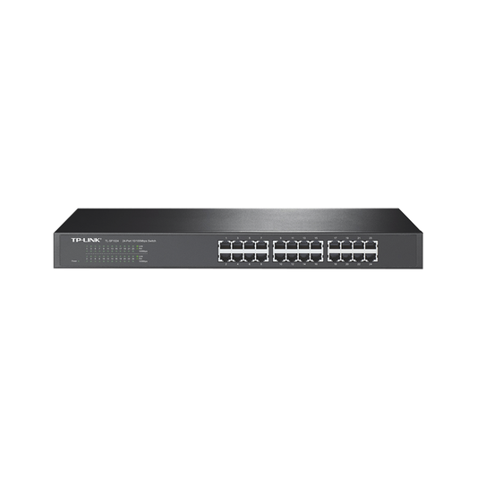 TL-SF1024 Switch no administrable de 24 puertos 10/100 Mbps para montaje en rack