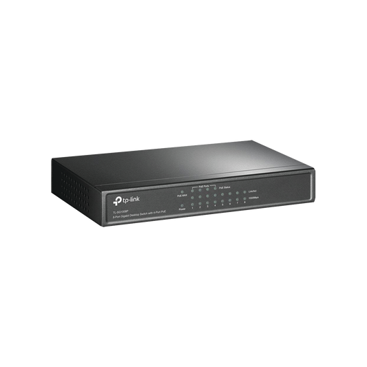 TL-SG1008P Switch Gigabit PoE+ no administrable de 8 puertos 10/100/1000 Mbps, solo 4 puertos PoE, para escritorio