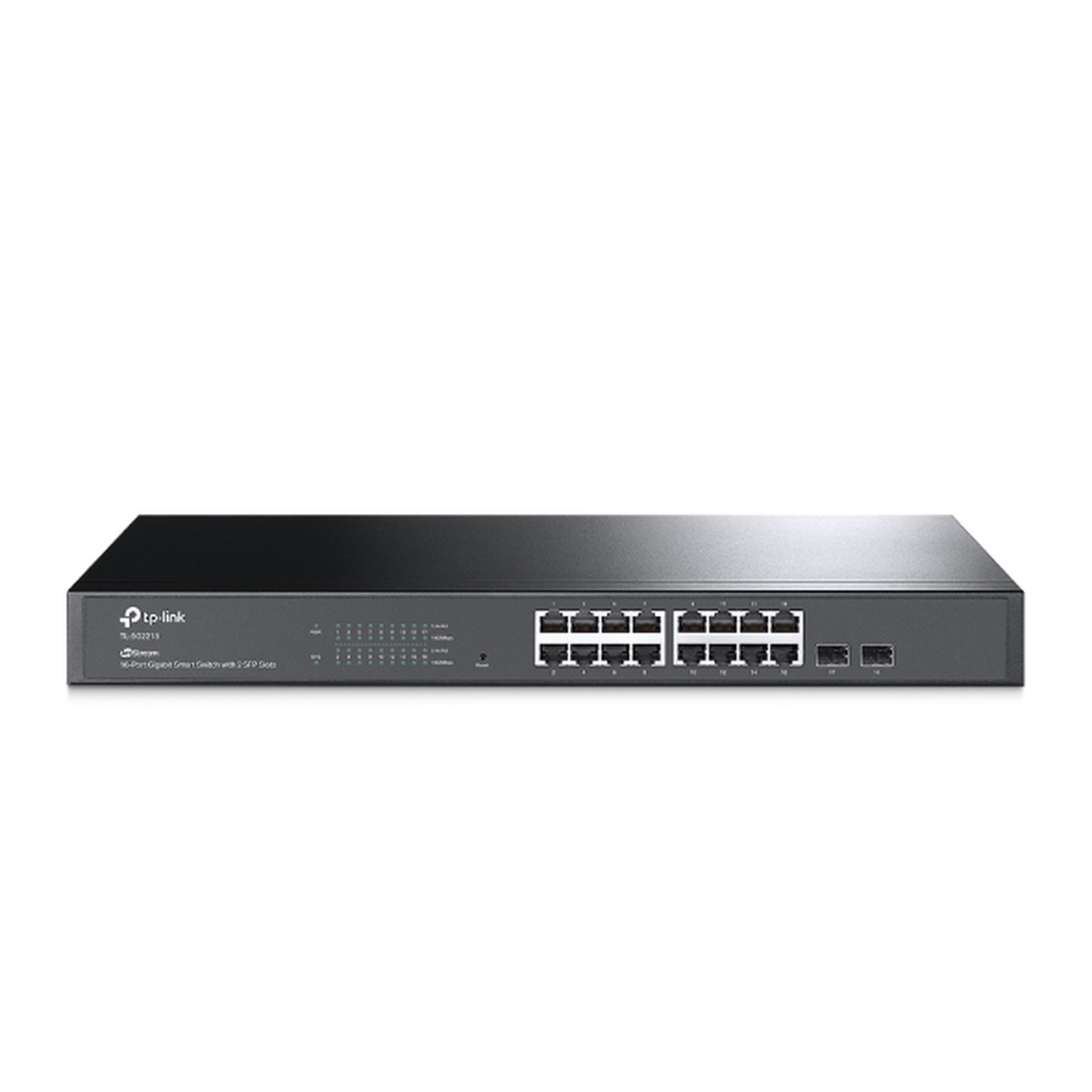TL-SG2218 Switch Omada SDN Administrable / 16 puertos Gigabit y 2 puertos SFP / Funciones sFlow, QinQ y QoS / Administración centralizada OMADA