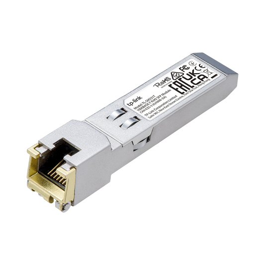 TL-SM331-T - Transceptor mini-GBIC SFP RJ45 / Admite 1000BASE-T / Hasta 100 metros / Conector RJ45 (1G)