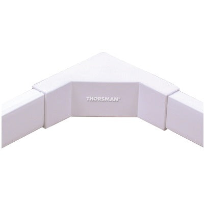 TMK-1020-EI - Esquinero interior blanco de PVC auto extinguible, para canaletas TMK1020, TMK1020SD, TMK1020CD (5120-02001)
