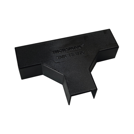 TMK-1720-T-N - Sección en "T" Color Negro de PVC Auto Extinguible, Para Canaleta TMK-1720-N-CC (5240-02003)
