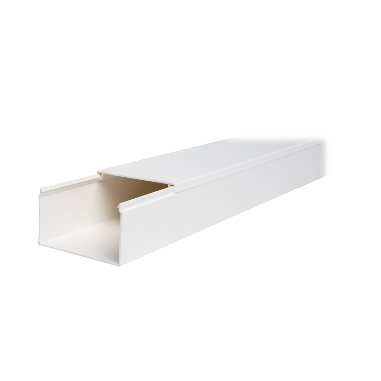 TMK-4577 - Canaleta TMK-4577 en PVC Blanco Autoextinguible: Solución Segura y Estética para Entornos Interiores, con Gran Capacidad de Resguardo de Cables, Medidas : 45 mm x 77 mm x 2.5 m (5500-01250)