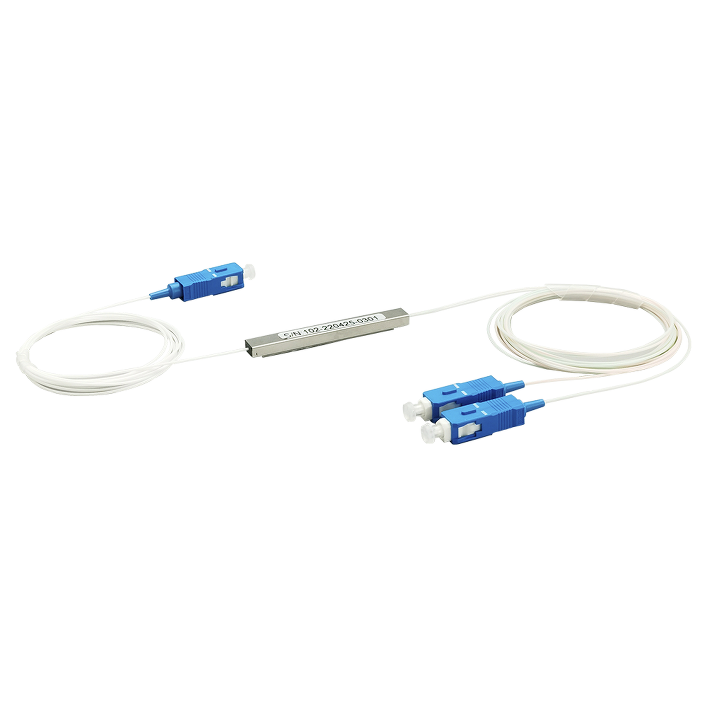 TM-PLC-1X2UPC - Splitter (Divisor Óptico) tipo PLC, de 1x2, conectores SC/UPC