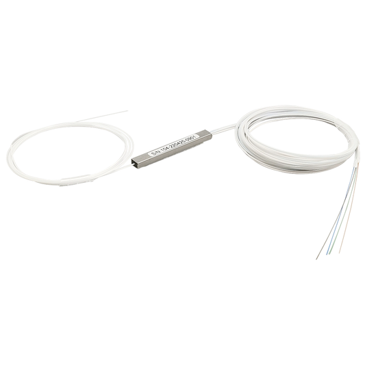 TM-PLC-1X4WOC - Splitter (Divisor Óptico) tipo PLC, 1x4, para fusión (sin conectores)