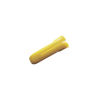 TP-1X - Taquete amarillo 7/32" para tornillos 8mm x 1" (100pzs) (1102-02100)