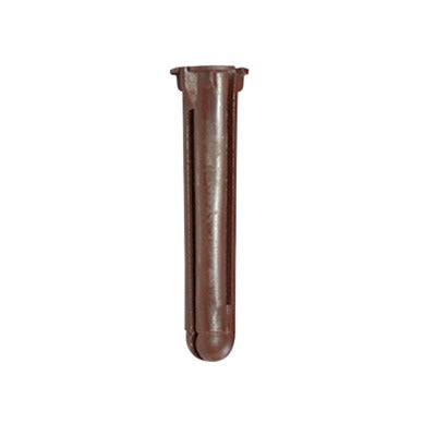 TP-2B - Taquete cafe 5/16" para tornillo 10mm x 1 3/4" (100pzs) (1104-04100)