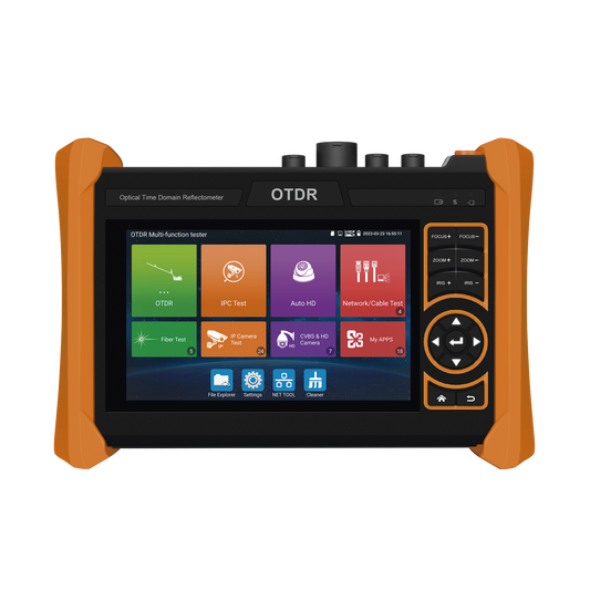 TPTURBO4KOTDR Probador de Vídeo  y OTDR / Pantalla LCD de 7 / IP ONVIF / 8MP TVI + 8MP CVI + 8MP AHD + SDI/EXâ?SDI + Cable TDR / Prueba de Red de Fibra Óptica