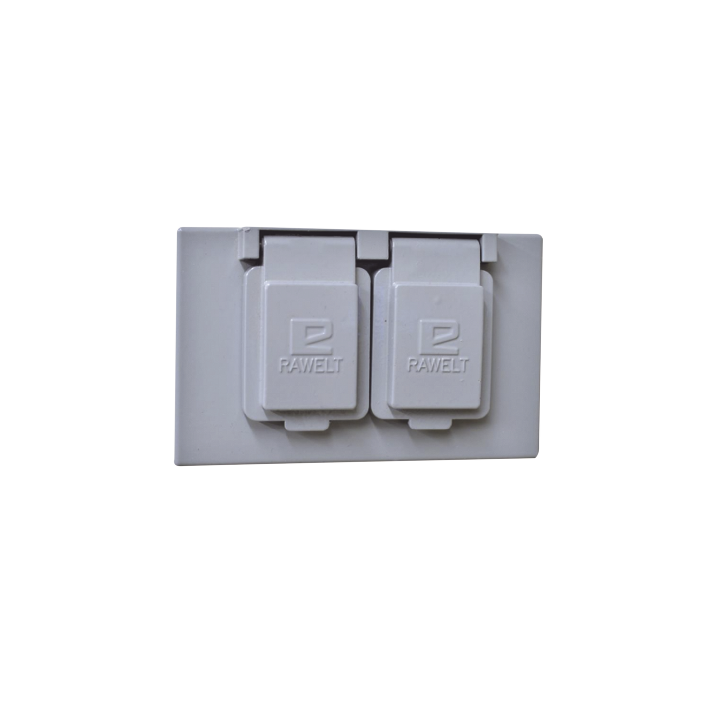TR-0611 - Tapa Dúplex Horizontal con Contratapa / Auto-cierre de aluminio Tipo RR / Placa Intemperie