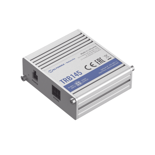 TRB145 Gateway Industrial LTE 4G, con 1 puerto RS485