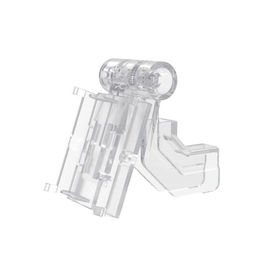 T-SHAPE-HOOK-3124 - Gancho en T con Placa Trasera Adaptadora para Etiqueta de Tinta Electrónica / AccessPRO / Diametro 5-9 mm / Compatible con 2.13" - 2.66" - 2.9"