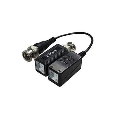 TT-101-F-TURBO Kit de Transceptores (Baluns) con Terminal PUSH SUPERIOR, Resolución 4K , Cable flexible COAXIAL Blindado / COAXITRON / AUDIO POR COAXITRON / Menu OSD /Conector 100% COBRE / protección TVS, Calidad PREMIUM