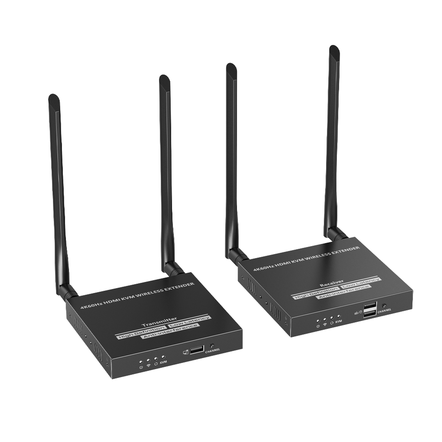 TT699KVM Kit Extensor Inalámbrico | 4K@60Hz | Transmisión hasta 50m | Transferencia IR | Emparejamiento SSID